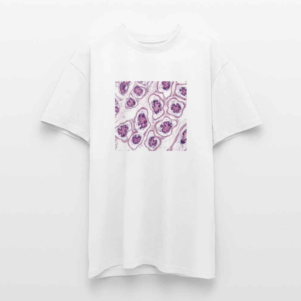 EPIDIDYMIS III front - Heavy Oversized T-Shirt - Weiß