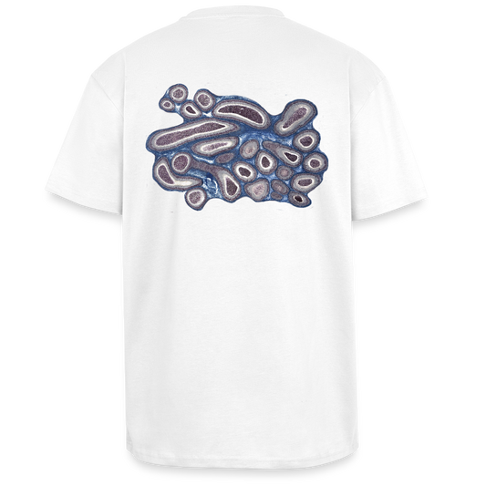 EPIDIDYMIS V back - Heavy Oversized T-Shirt - Weiß