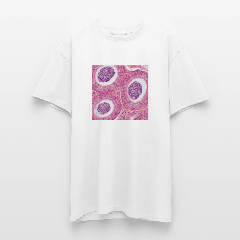 EPIDIDYMIS II front - Heavy Oversized T-Shirt - Weiß