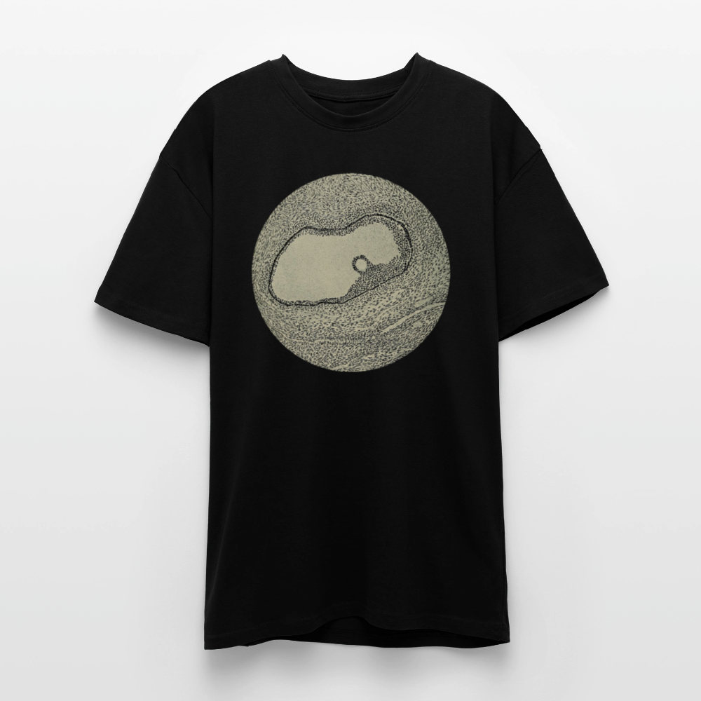 OVARIUM II front - Heavy Oversized T-Shirt - Schwarz