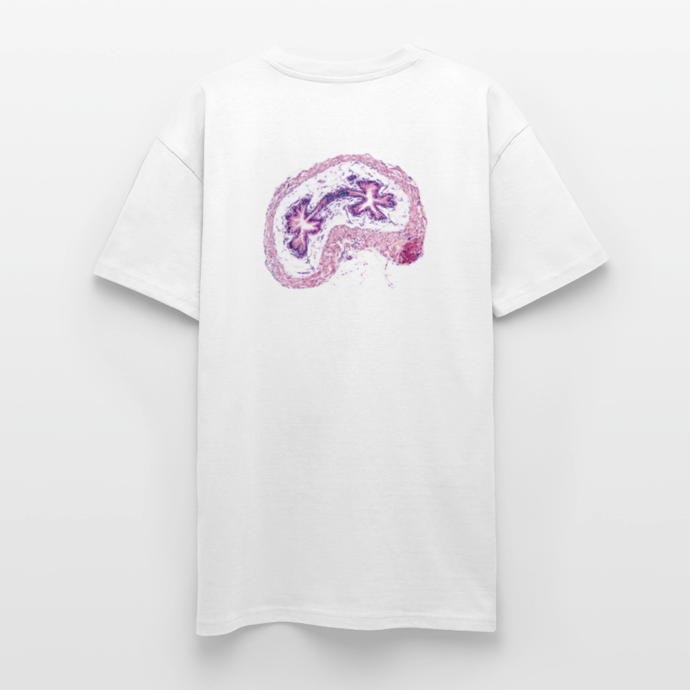 EPIDIDYMIS I back - Heavy Oversized T-Shirt - Weiß