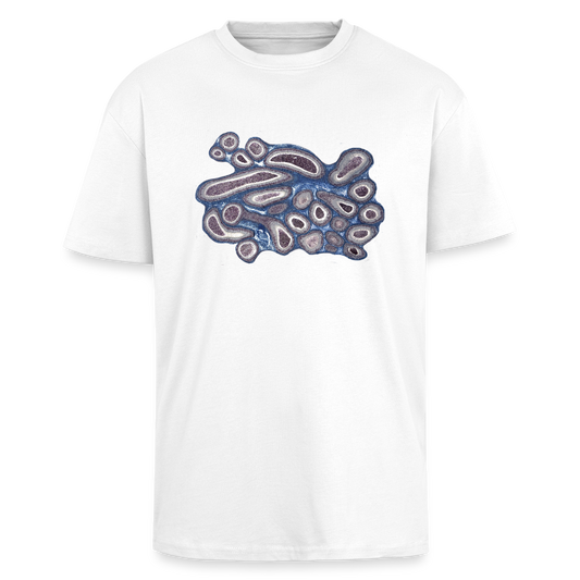 EPIDIDYMIS V front - Heavy Oversized T-Shirt - Weiß