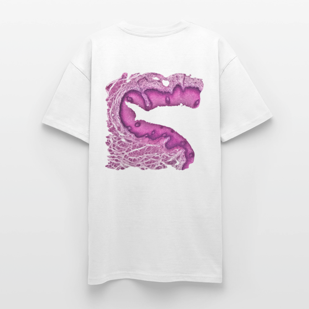 EPITHELIUM I back - Heavy Oversized T-Shirt - Weiß