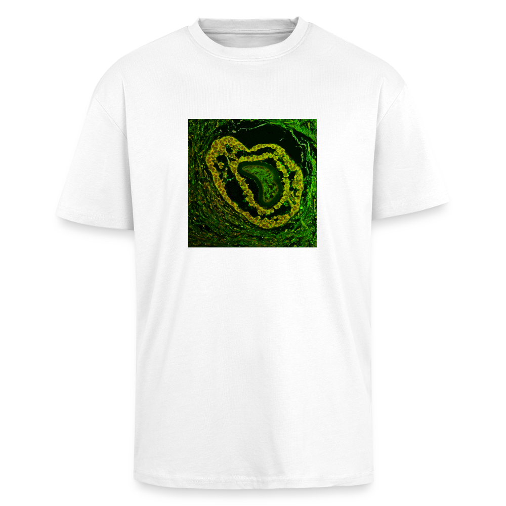 OVARIUM III front - Heavy Oversized T-Shirt - Weiß