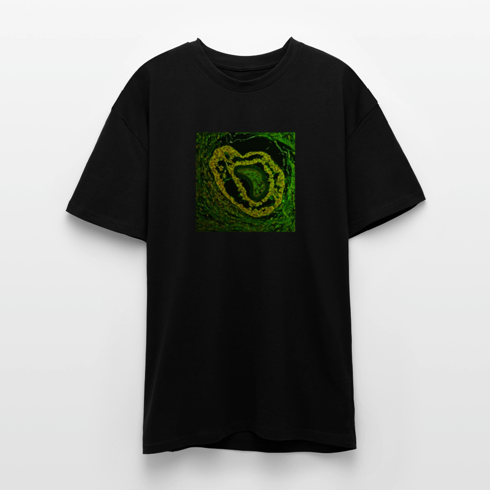 OVARIUM III front - Heavy Oversized T-Shirt - Schwarz