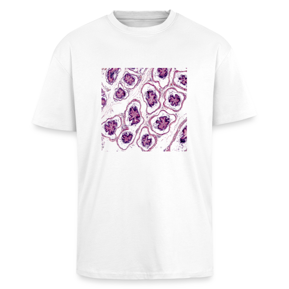EPIDIDYMIS III front - Heavy Oversized T-Shirt - Weiß