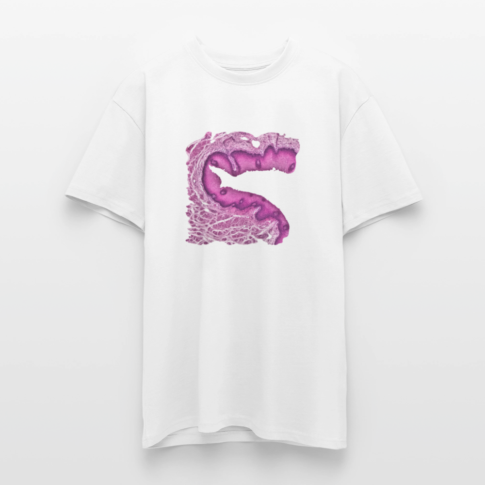 EPITHELIUM I front - Heavy Oversized T-Shirt - Weiß