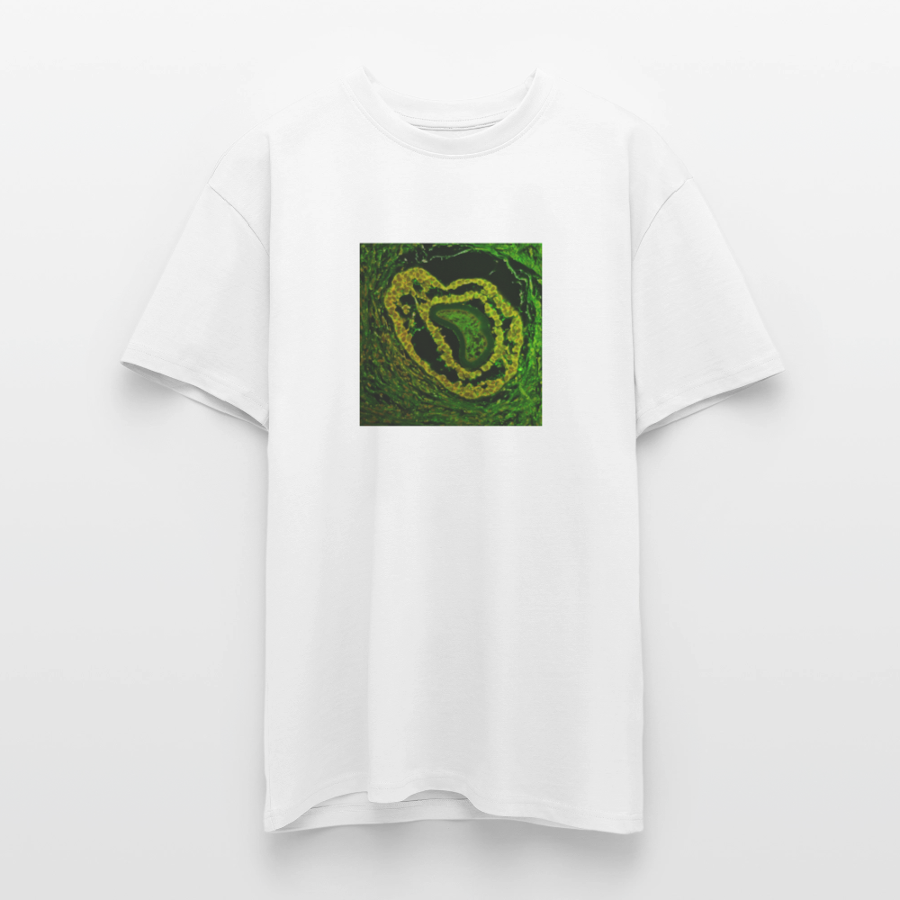 OVARIUM III front - Heavy Oversized T-Shirt - Weiß