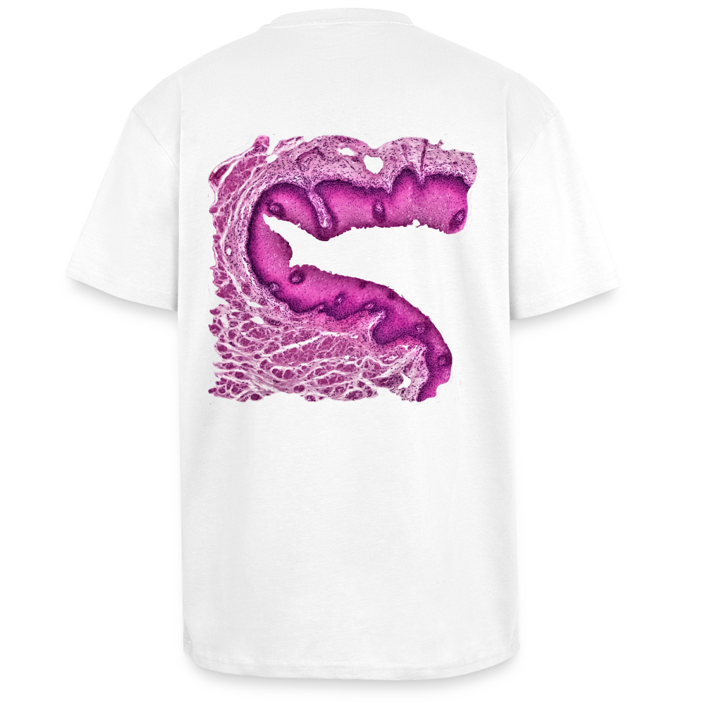 EPITHELIUM I back - Heavy Oversized T-Shirt - Weiß