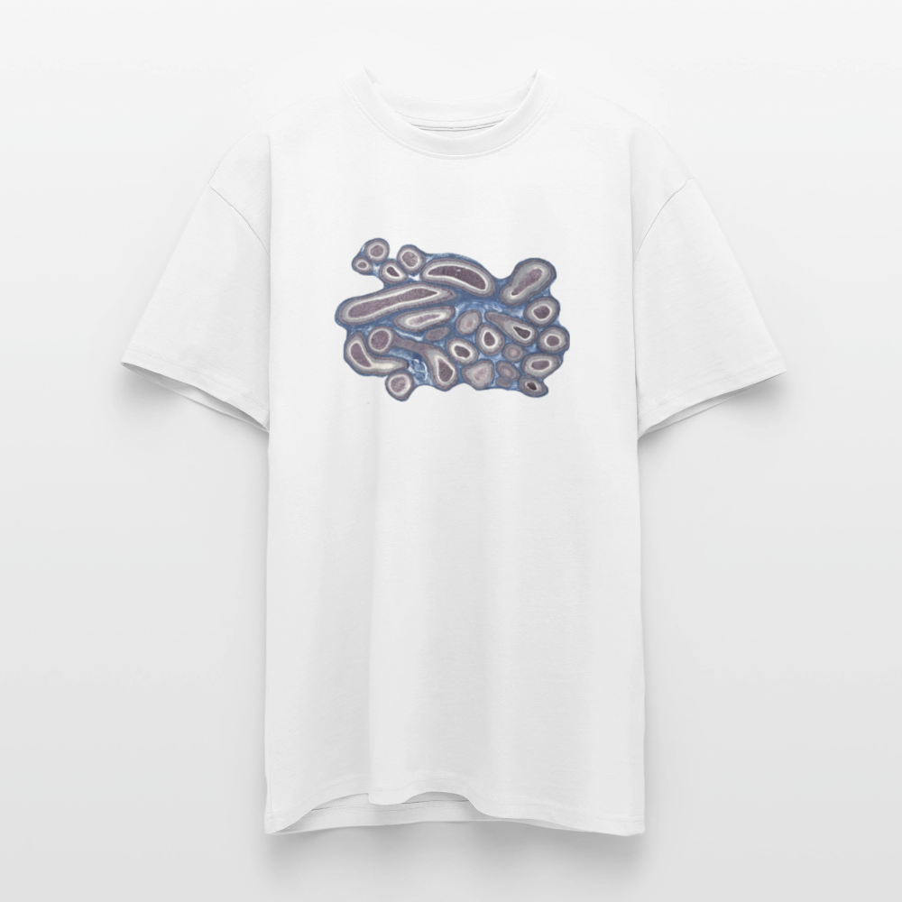 EPIDIDYMIS V front - Heavy Oversized T-Shirt - Weiß