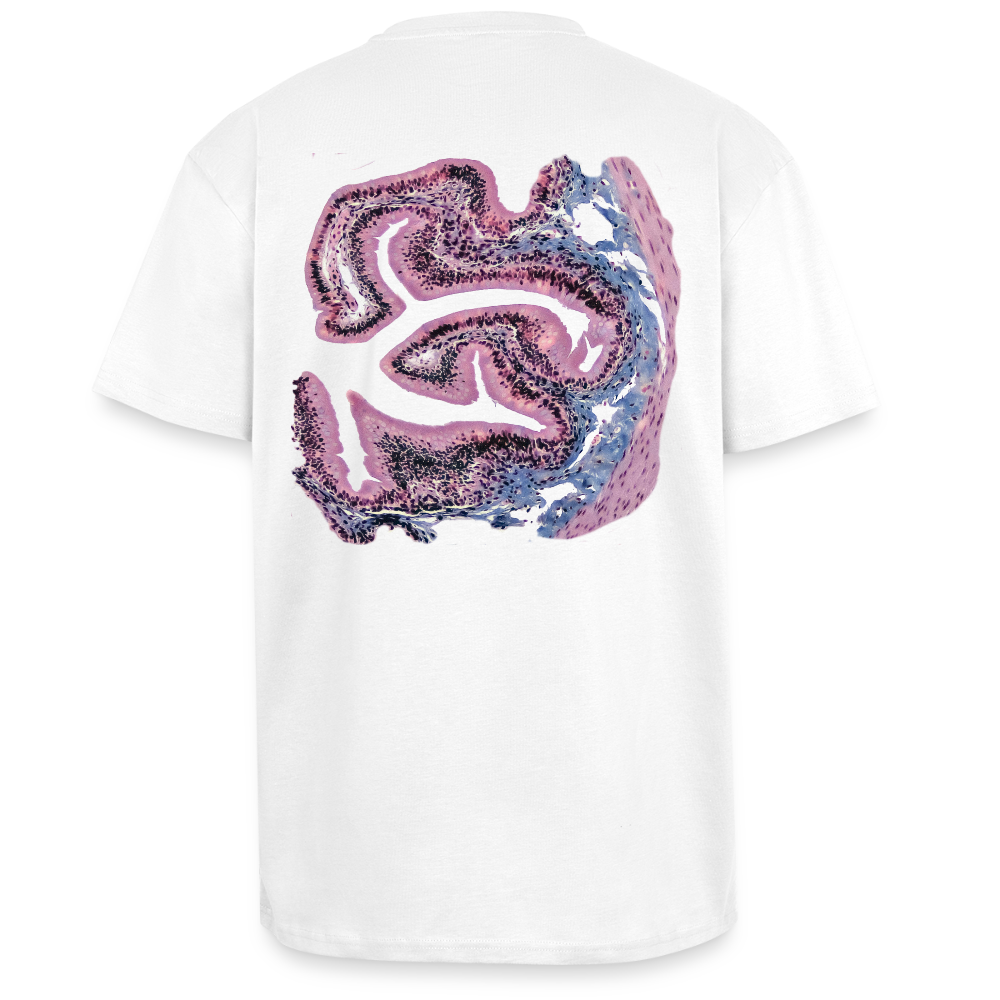 INTESTINUM I back - Heavy Oversized T-Shirt - Weiß