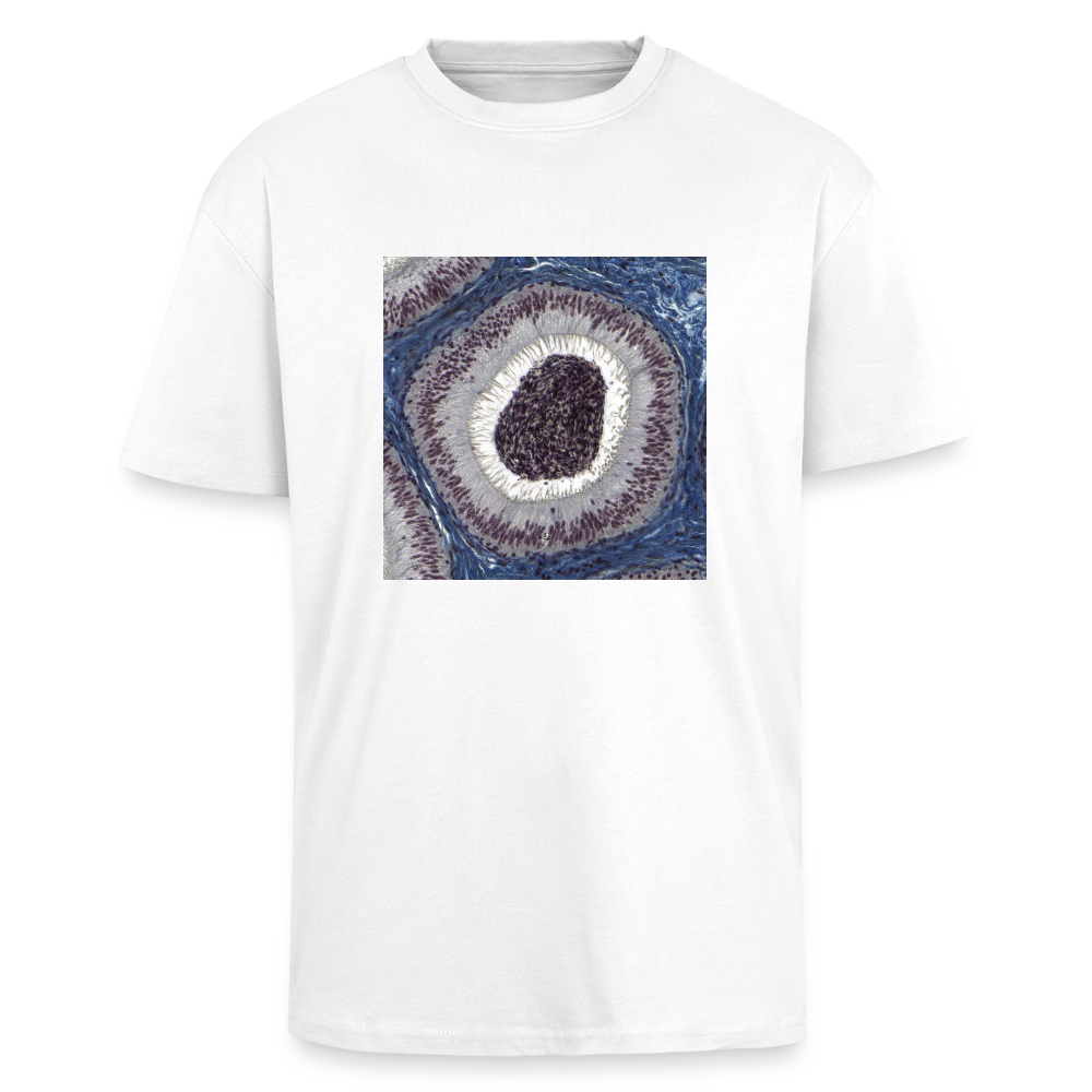 EPIDIDYMIS IV front - Heavy Oversized T-Shirt - Weiß