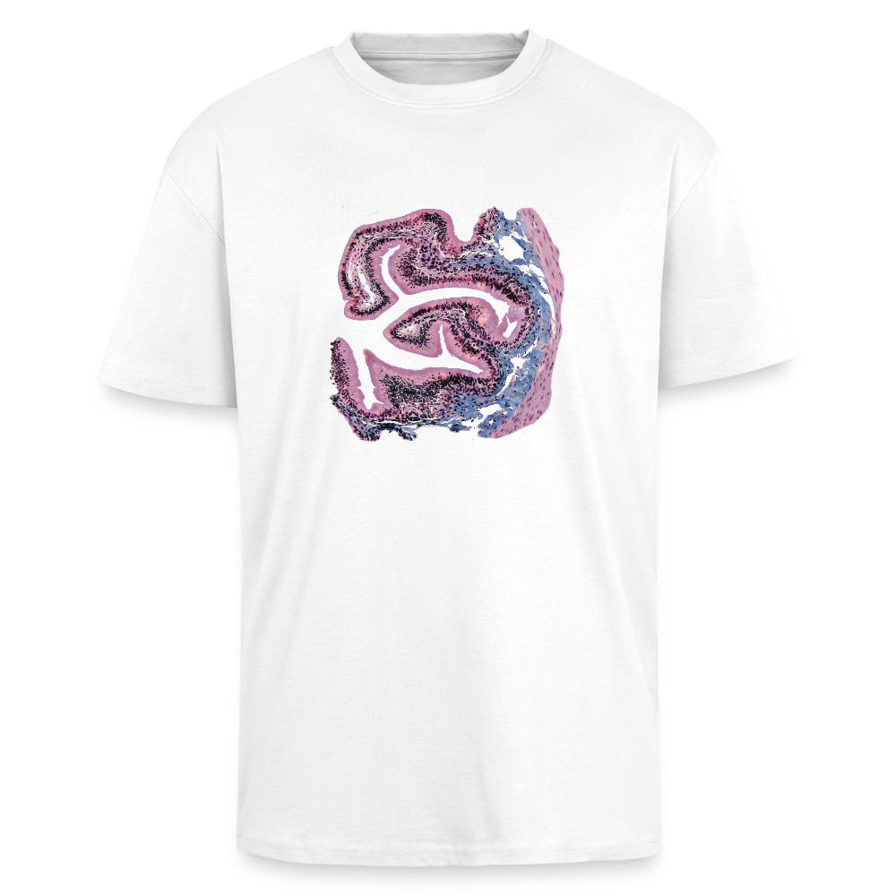 INTESTINUM I front - Heavy Oversized T-Shirt - Weiß