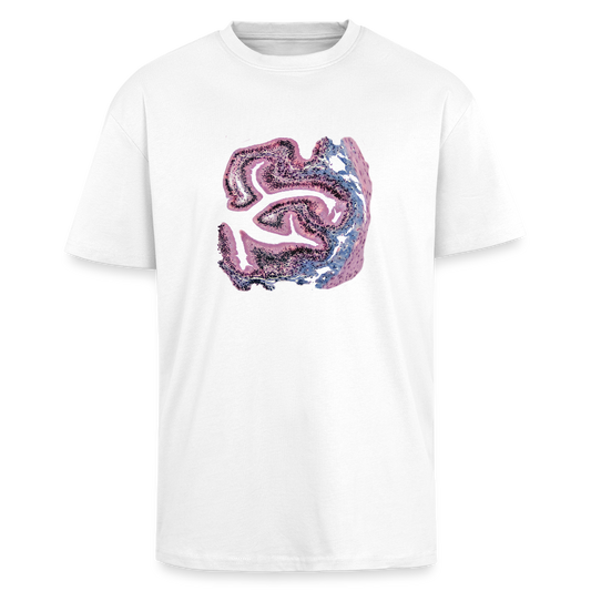 INTESTINUM I front - Heavy Oversized T-Shirt - Weiß