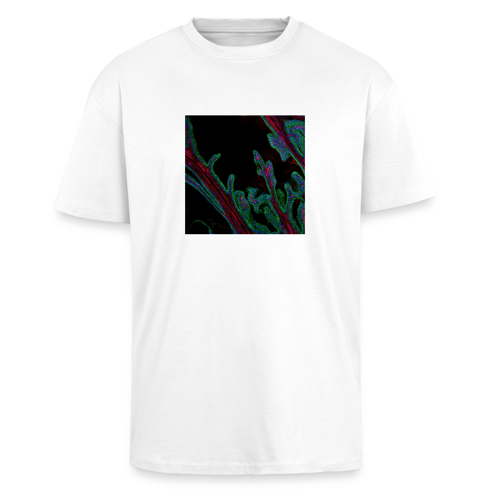 PROSTATA II front - Heavy Oversized T-Shirt - Weiß