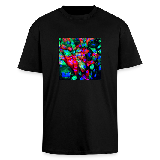 PROSTATA I front - Heavy Oversized T-Shirt - Schwarz