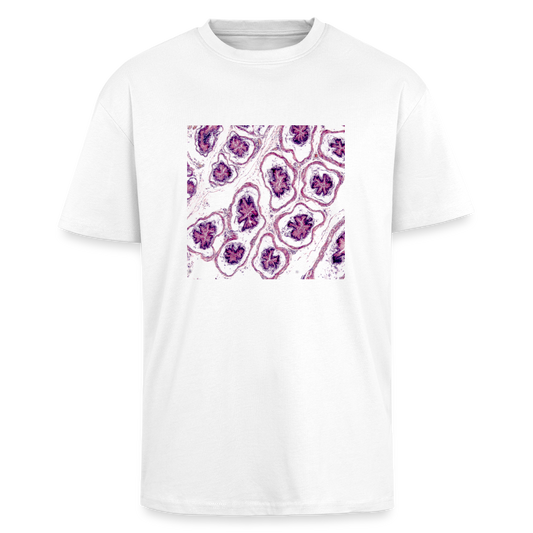 EPIDIDYMIS III front - Heavy Oversized T-Shirt - Weiß