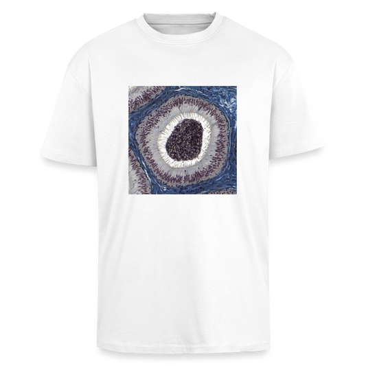 EPIDIDYMIS IV front - Heavy Oversized T-Shirt - Weiß