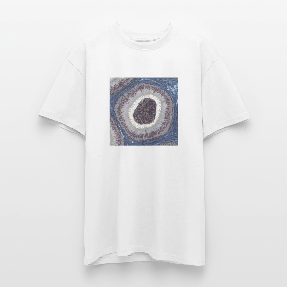 EPIDIDYMIS IV front - Heavy Oversized T-Shirt - Weiß